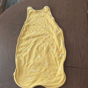 Yellow Sunshine Woolino Sleep Sack - Adjustable sizing 2month-24month.